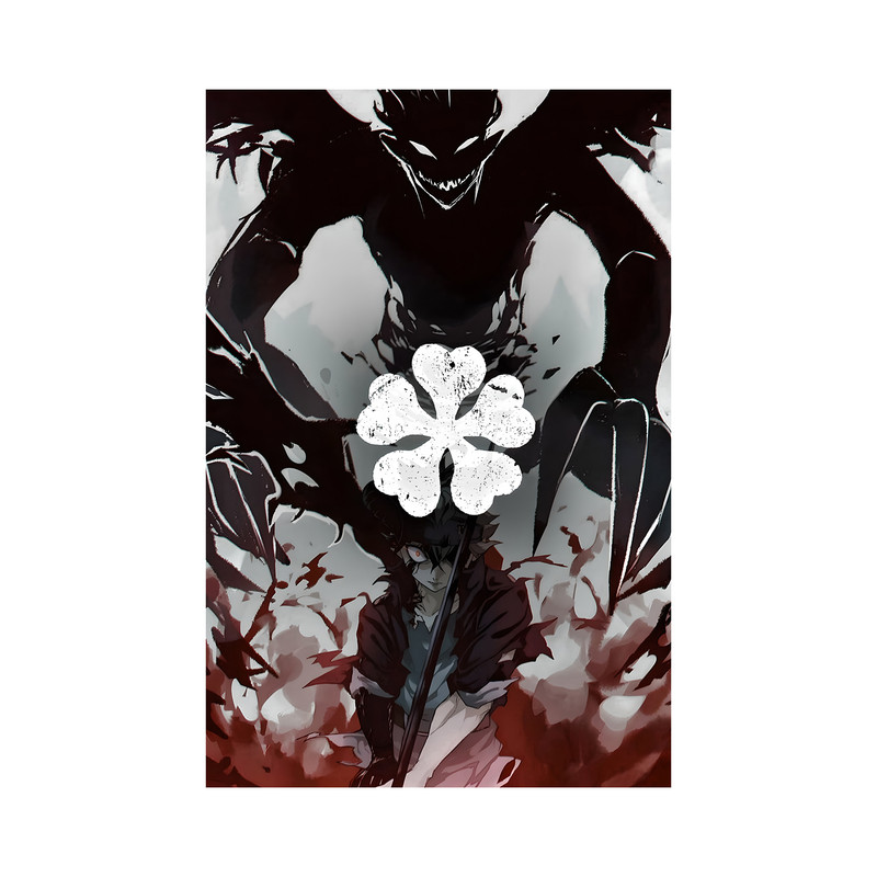 تابلو مدل انیمه آستا بلک کلاور asta black clover anime 02 - Image 2