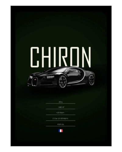 تابلو مدل ماشین بوگاتی شیرون Chiron
