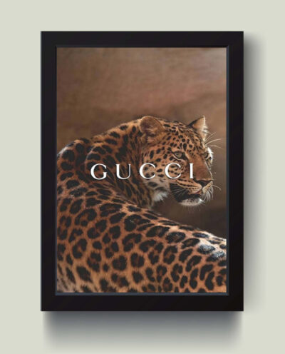 تابلو مدل Leopard GUCCI کدS2911-b