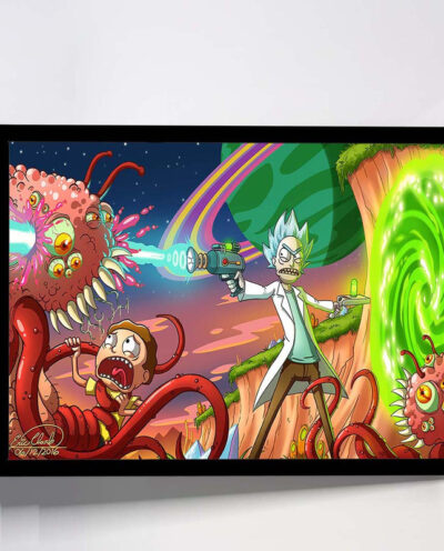 تابلو مدل rick and morty کد F-15033