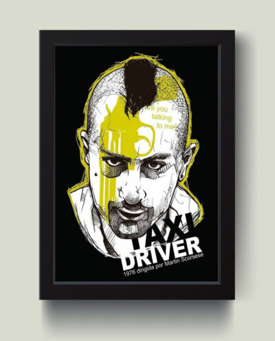 تابلو مدل Taxi Driver کدS2632-b