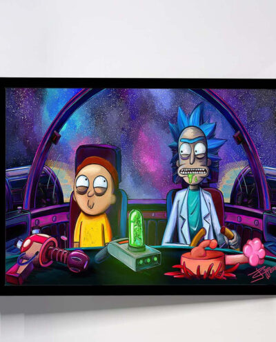 تابلو مدل rick and morty کد F-15031