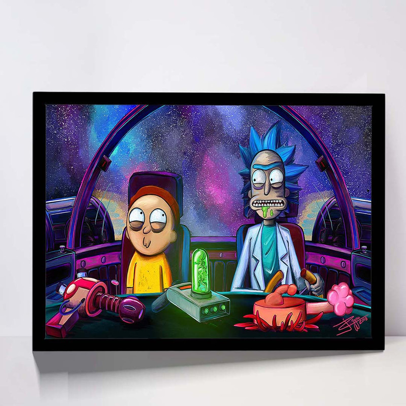 تابلو مدل rick and morty کد F-15031