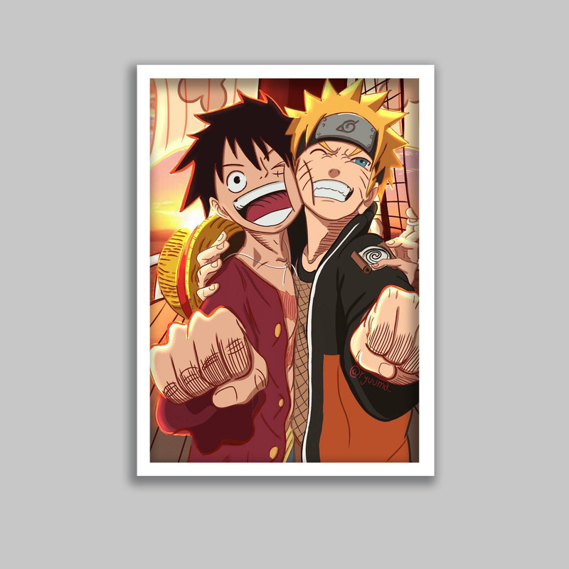 تابلو مدل انیمه وان پیس One Piece کد LA-G10520