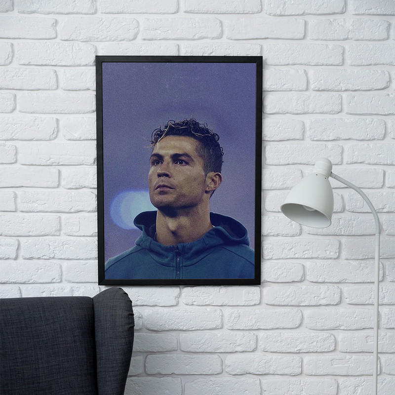 تابلو مدل دیواری طرح رونالدو Ronaldo کد FD465 - Image 2