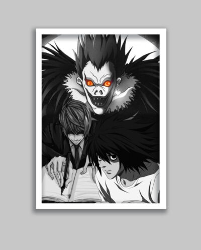 تابلو مدل انیمه دفترچه مرگ Death Note کد LA-G10533