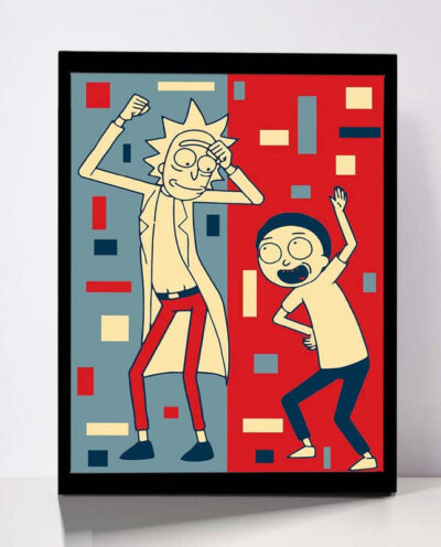 تابلو مدل Rick Morty کد F-1069