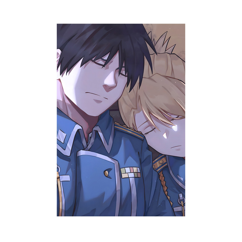 تابلو مدل انیمه روی ریزا فول متال آلکمیست 18 Roy Riza Fullmetal Alchemist anime - Image 2