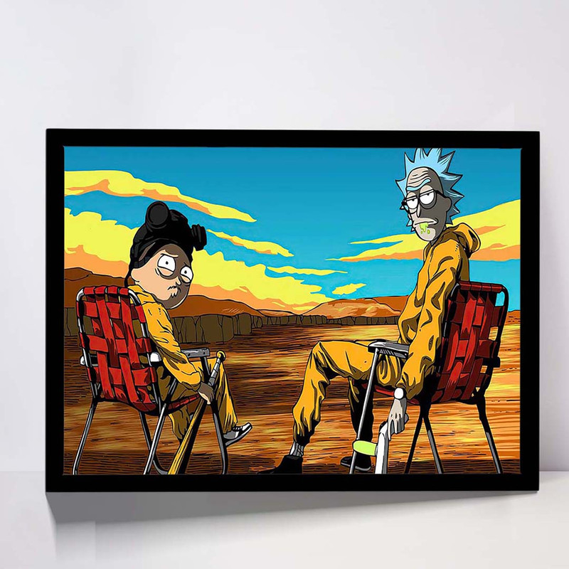 تابلو مدل rick and morty کد F-15029