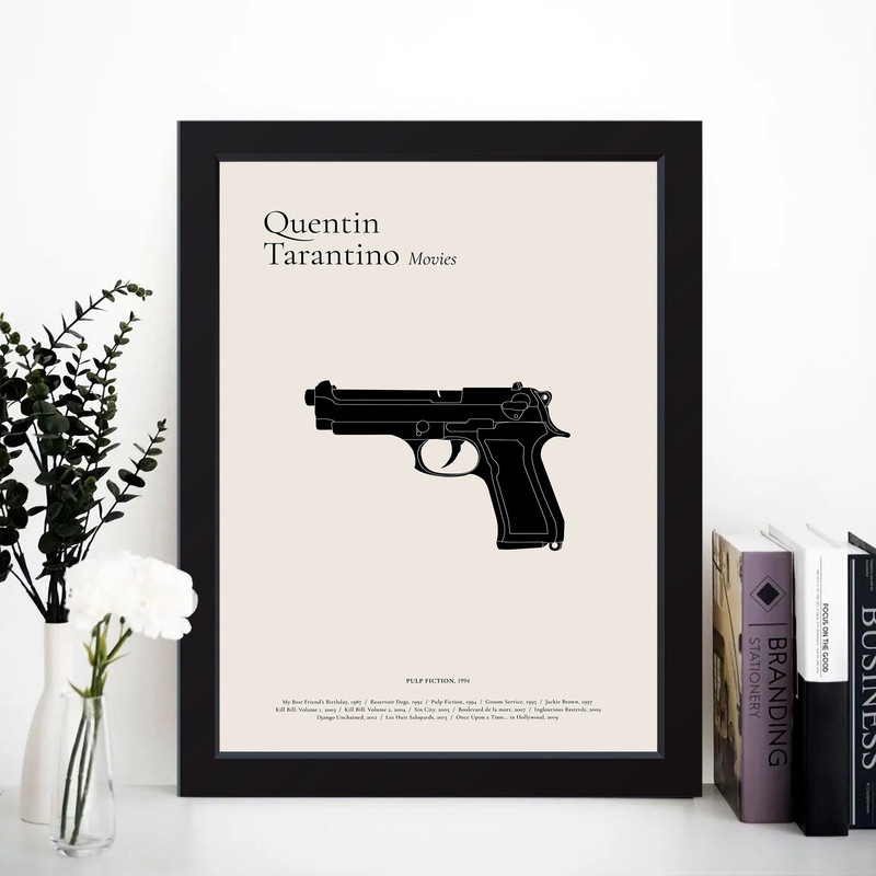 تابلو مدل Quentin Tarantino کدm2613-b - Image 4