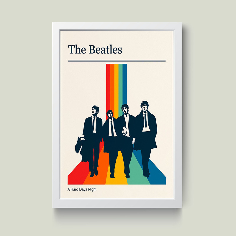 تابلو مدل The Beatles کدS1627-w