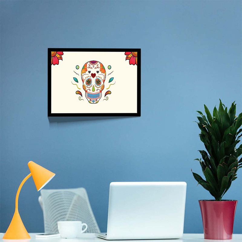 تابلو مدل skull colorful کد F-17006 - Image 9