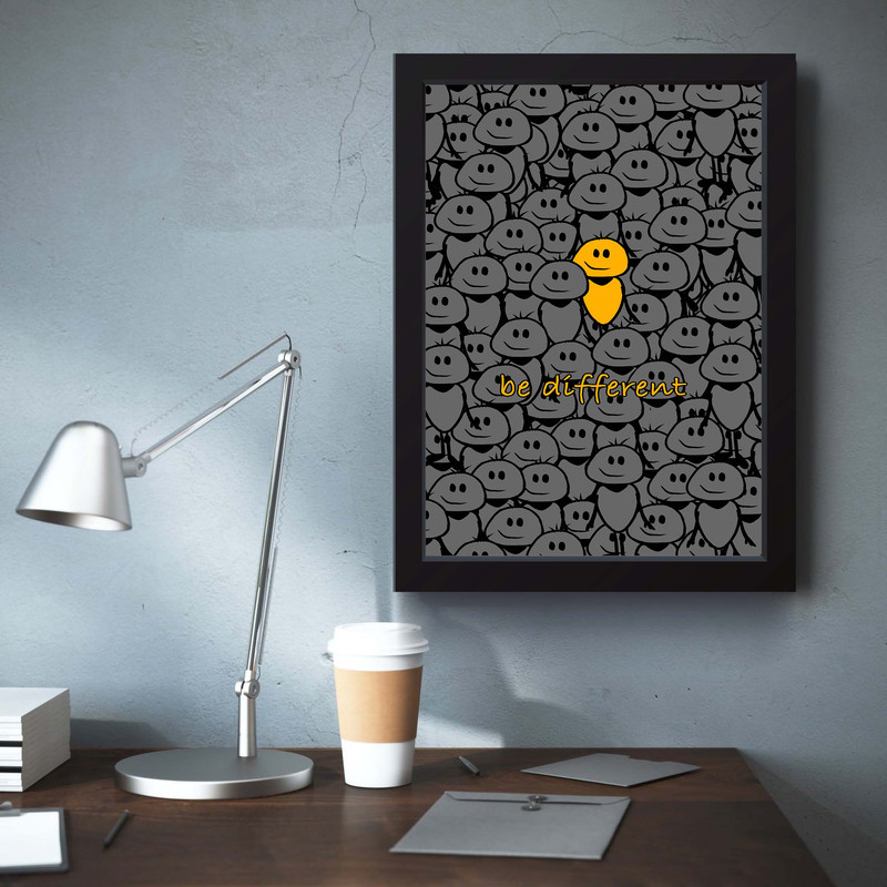 تابلو مدل Be different کدm5022 - Image 4
