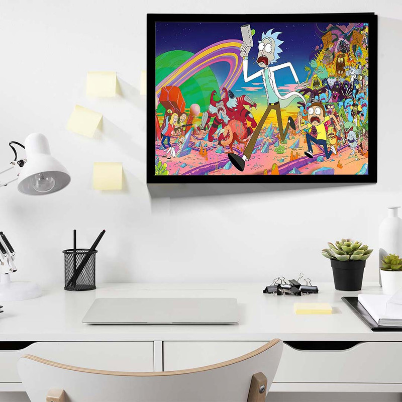 تابلو مدل rick and morty کد F-15028 - Image 6
