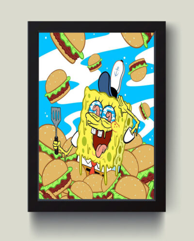 تابلو مدل باب اسفنجی sponge bob کدG12-35