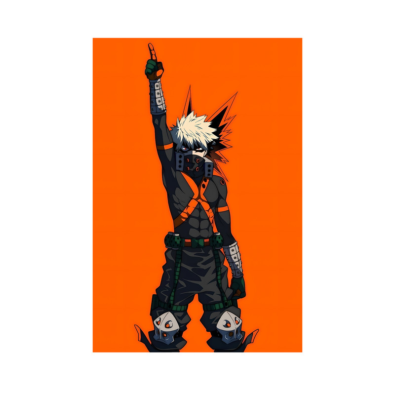 تابلو مدل انیمه کاتسوکی باکوگو مای هیرو آکادمی Katsuki Bakugo My Hero Academia anime 06 - Image 2