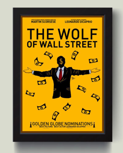 تابلو مدل The Wolf of Wallstreet کدMJ131341