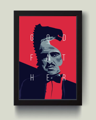تابلو مدل God father پدرخوانده کد m2595-b