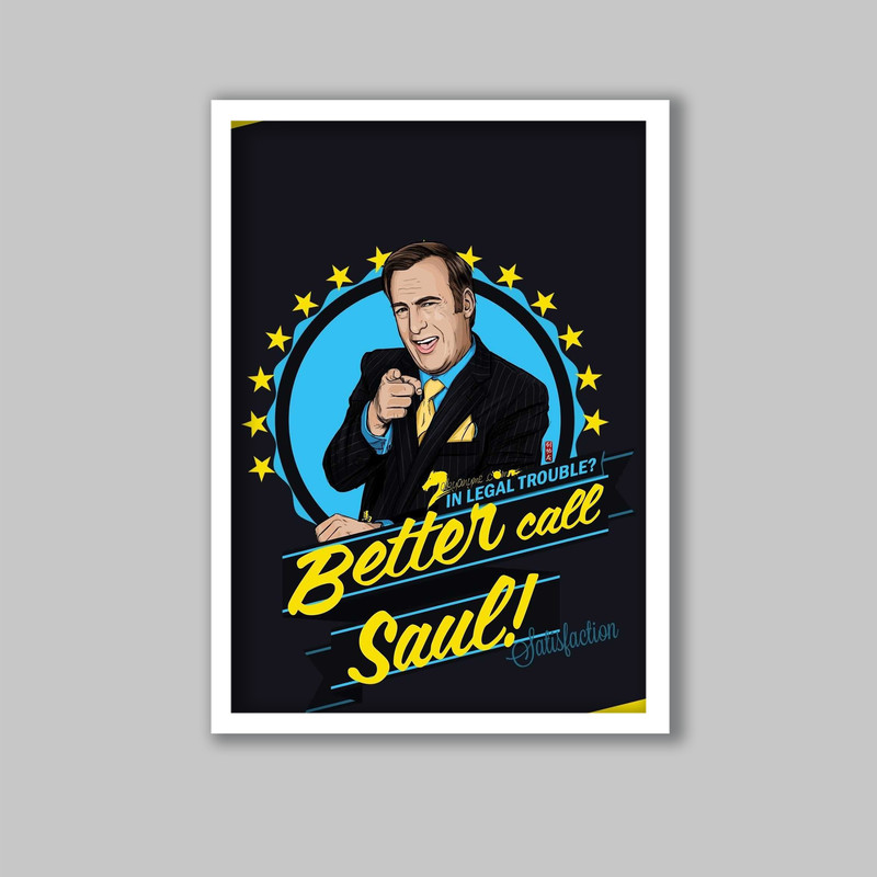 تابلو مدل سریال Better Call Saul کد LA-G10690