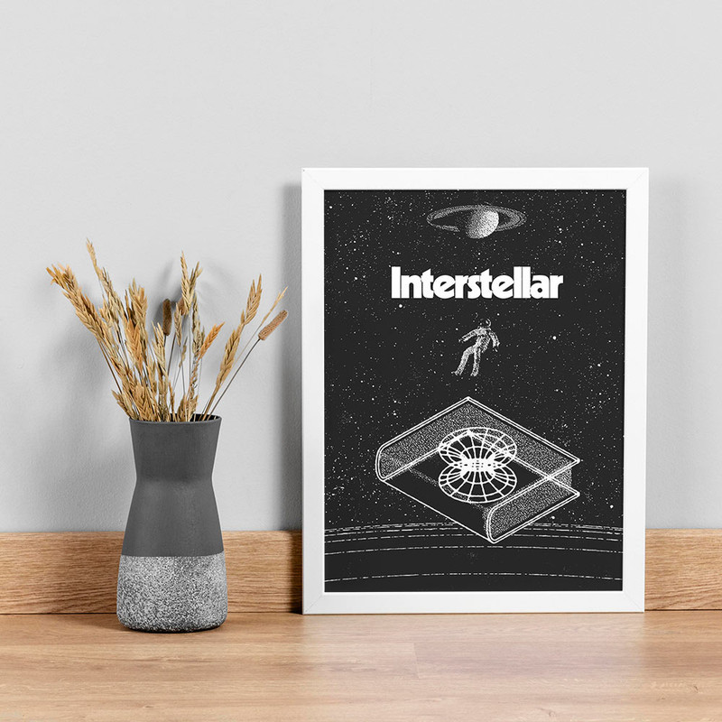 تابلو صبا طرح مدل Interstellar کد FD146w