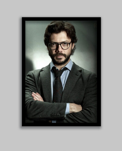 تابلو مدل پروفسور سریال خانه کاغذی Money Heist کد LA-G10626-2