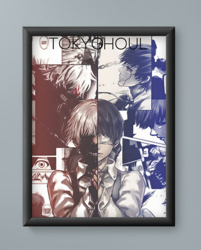 تابلو مدل انیمه کن کانکی توکیو غول Ken Kaneki Tokyo Ghoul anime 08