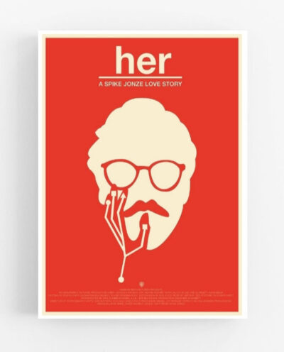 تابلو مدل فیلم her