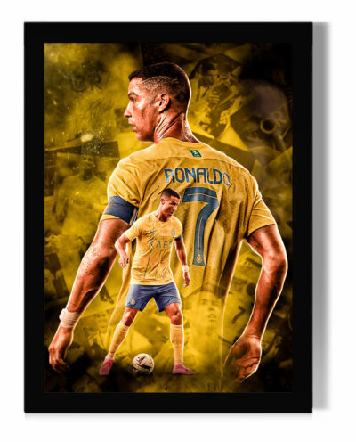 تابلو مدل دیواری طرح رونالدو Ronaldo کد FD451
