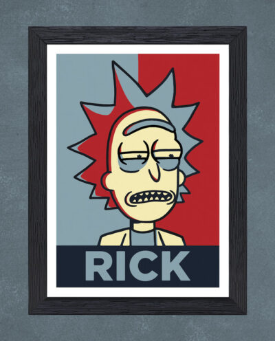 تابلو طرح Rick and Morty مدل PrRckMy4b