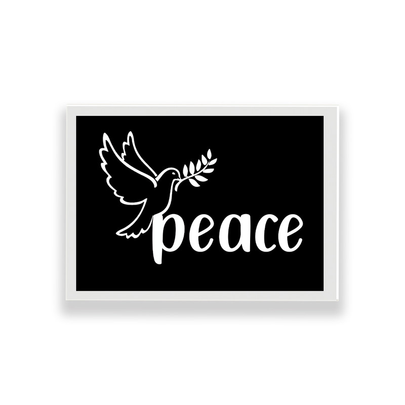 تابلو طرح مینیمال آرامش peace