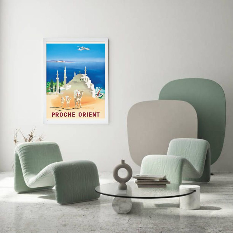 تابلو مدل شتر سواری در کویر - Image 2