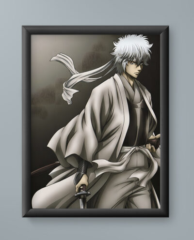 تابلو مدل انیمه ساکاتا گینتوکی گینتاما Sakata Gintoki Gintama anime 12