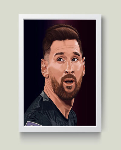 تابلو مدل مسی LEO MESSI کدS2626-w