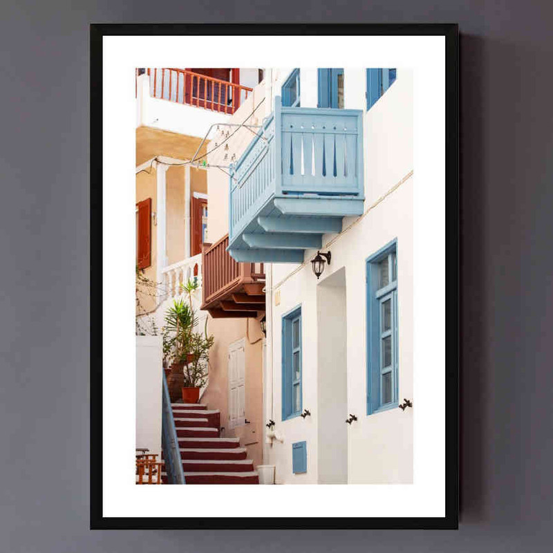 تابلو مدل Houses in Greece کد 248901833 - Image 2