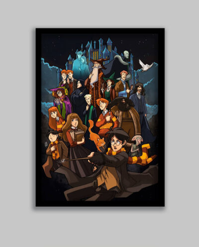 تابلو مدل هری پاتر Harry Potter کد LA-G10578-2