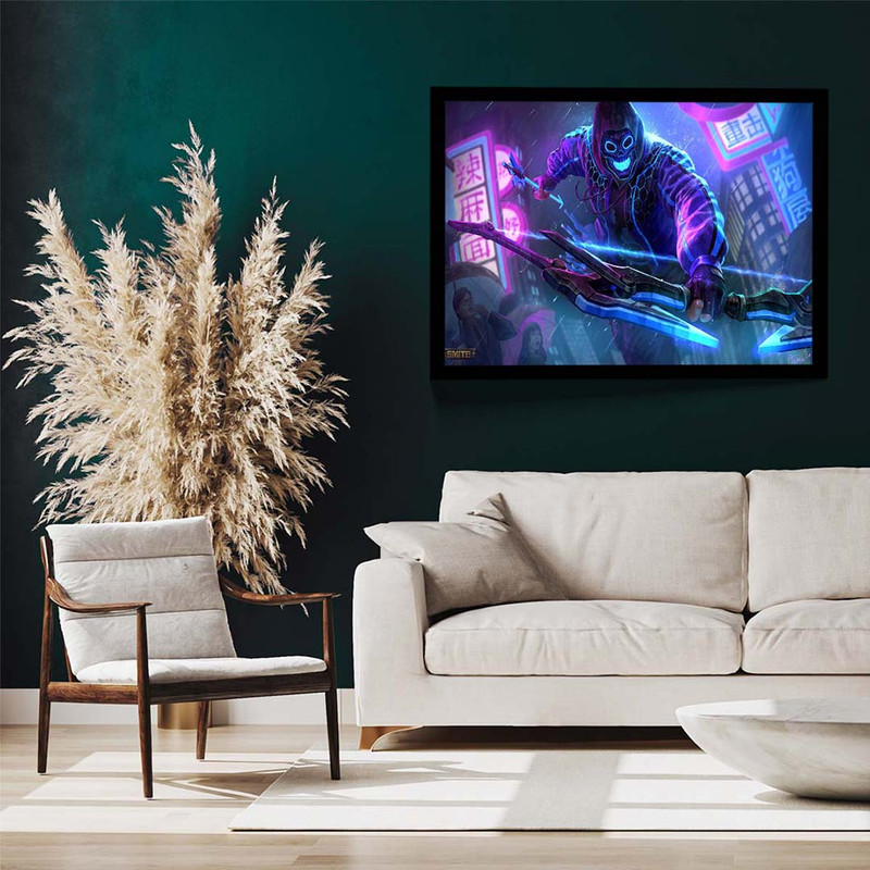 تابلو مدل smite neon hero کد F-17011 - Image 3
