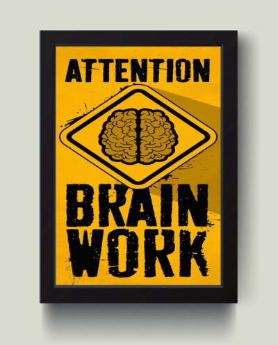 تابلو مدل Brain work کد m50107