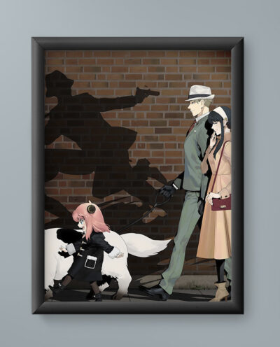 تابلو مدل انیمه اسپای فمیلی spy x family anime 18