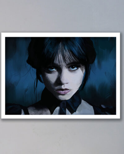 تابلو مدل ونزدی آدامز Wednesday Addams کد LAG10143