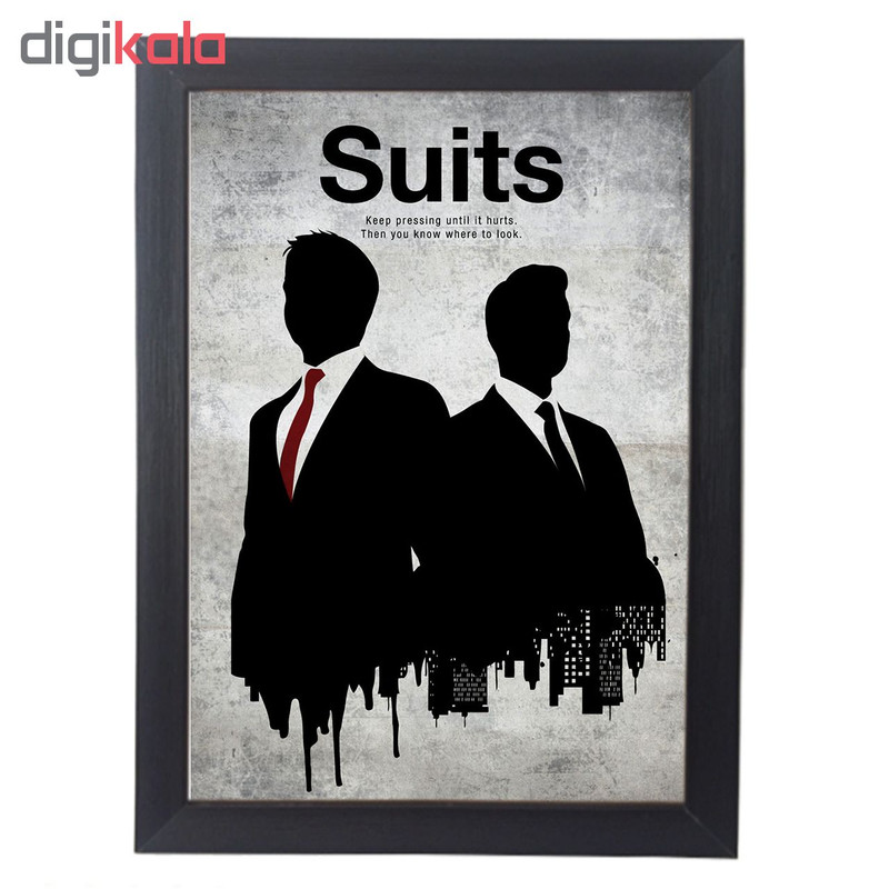 تابلو آگاپه مدل G171 طرح Suits - Image 2