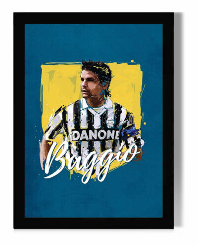 تابلو مدل دیواری طرح روبرتو باجو Roberto Baggio کد FD430
