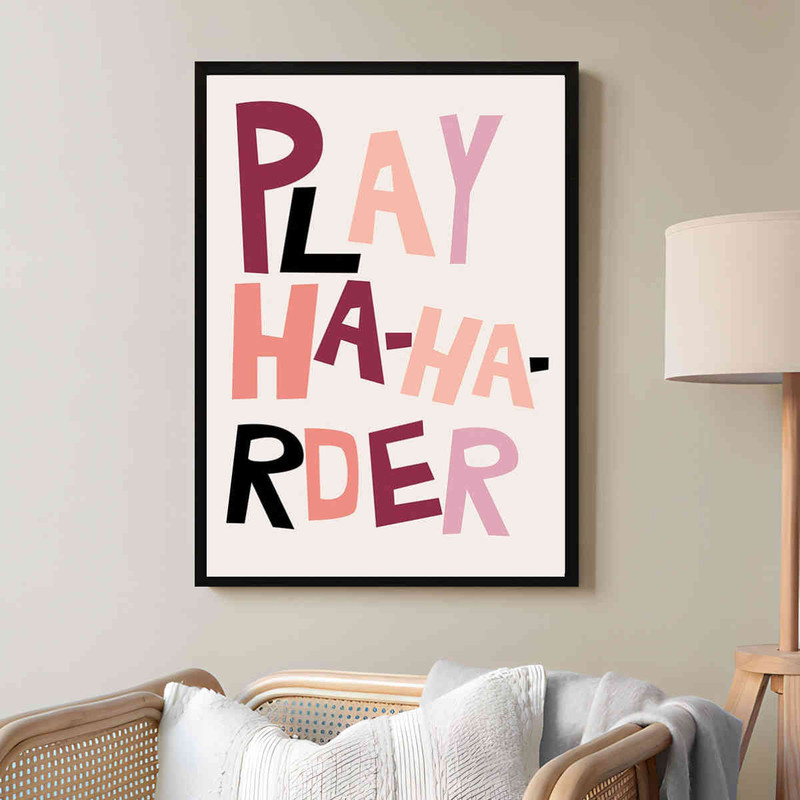تابلو مدل Play harder کد 248901574 - Image 2