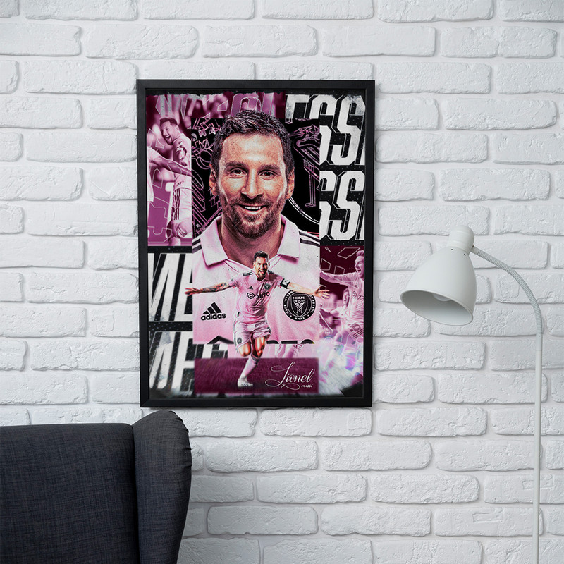 تابلو مدل دیواری طرح مسی Messi کد FD502 - Image 2