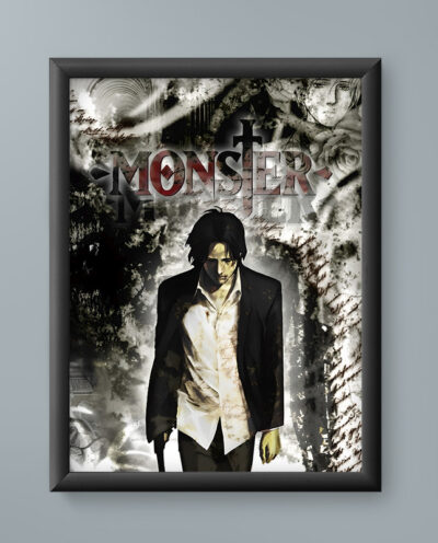 تابلو مدل انیمه کنزو تنما مانستر Kenzou Tenma Monster anime 03