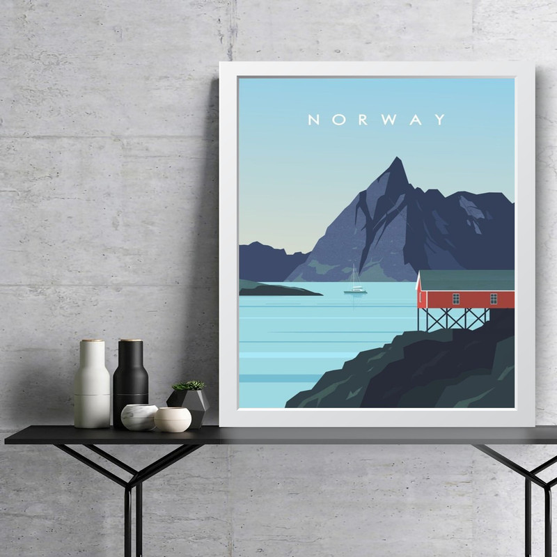 تابلو مدل نروژ Norway کد m2479-w - Image 4