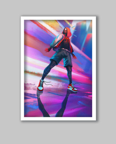 تابلو مدل فانتزی مرد عنکبوتی Spider man کد LA-G10767