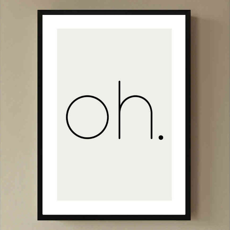 تابلو مدل Oh کد 248901824 - Image 2