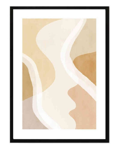 تابلو مدل Abstract yellow shape کد 248901554