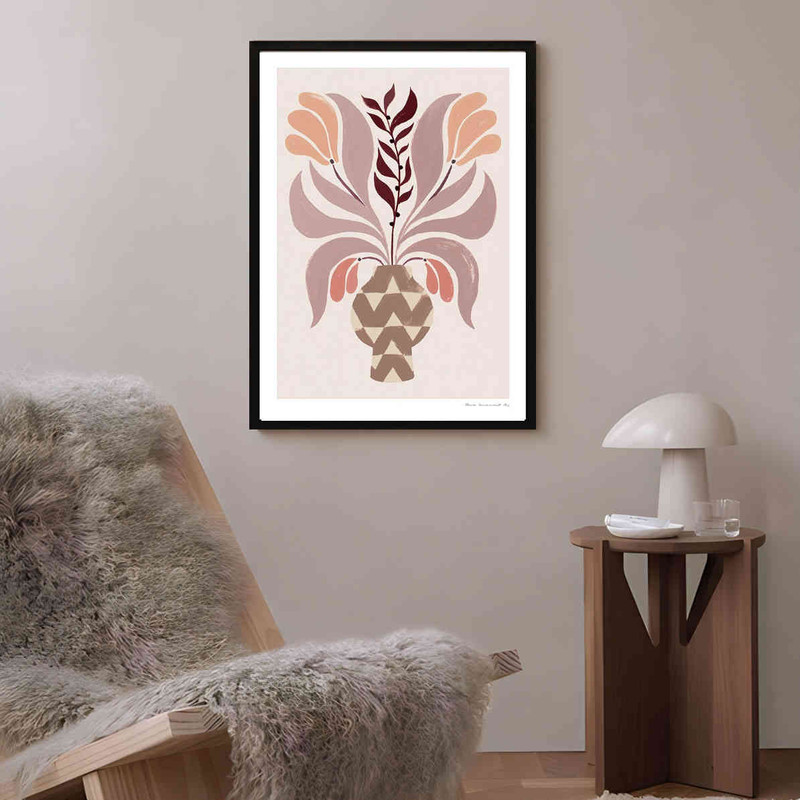 تابلو مدل Flower ornament 2 کد 248901671 - Image 2