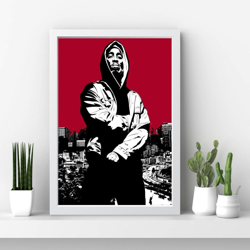 تابلو مدل توپاک 2Pac کد S0630-w - Image 4